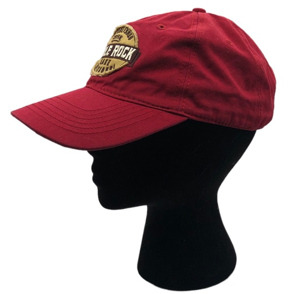 Ouray Table Rock Lake Missouri Red Cap Distressed Broken In Baseball Trucker - Picture 9 of 9